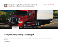 strona internetowa dla firmy licencja na transport