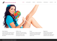 strona internetowa dla slodycze promocyjne